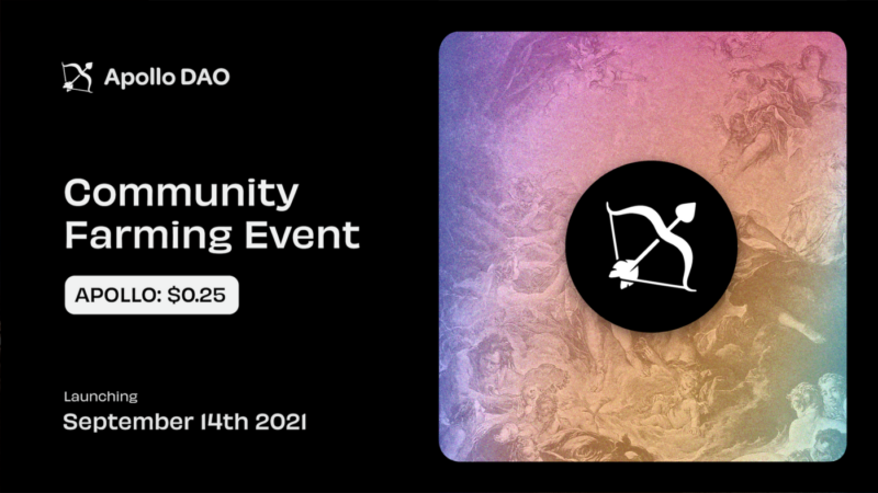 Apollo DAO — Community Farming Event and the Launch of the Apollo token